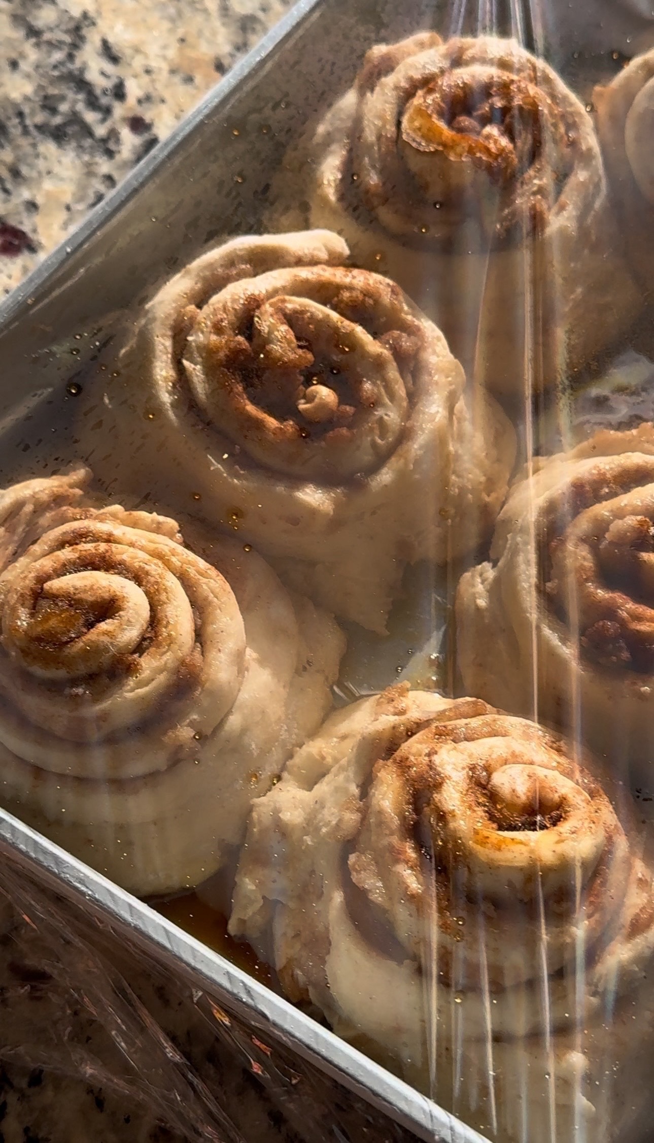 Brown butter cinnamon rolls with brown sugar frosting